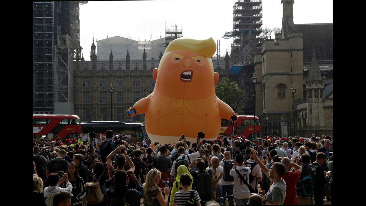 Bildergebnis für Rally against Trumpâs visit to the UK (Livestream record)